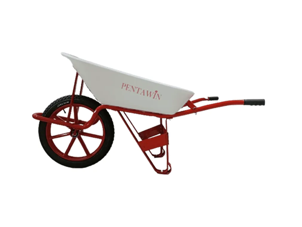 Angkong Roda Besar Bak Fiber / Wheelbarrow Big Tyre Fiber Bucket